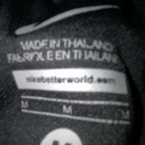 Nike sweatpants  drawstrings, silver and black. - Picture 2 of 4